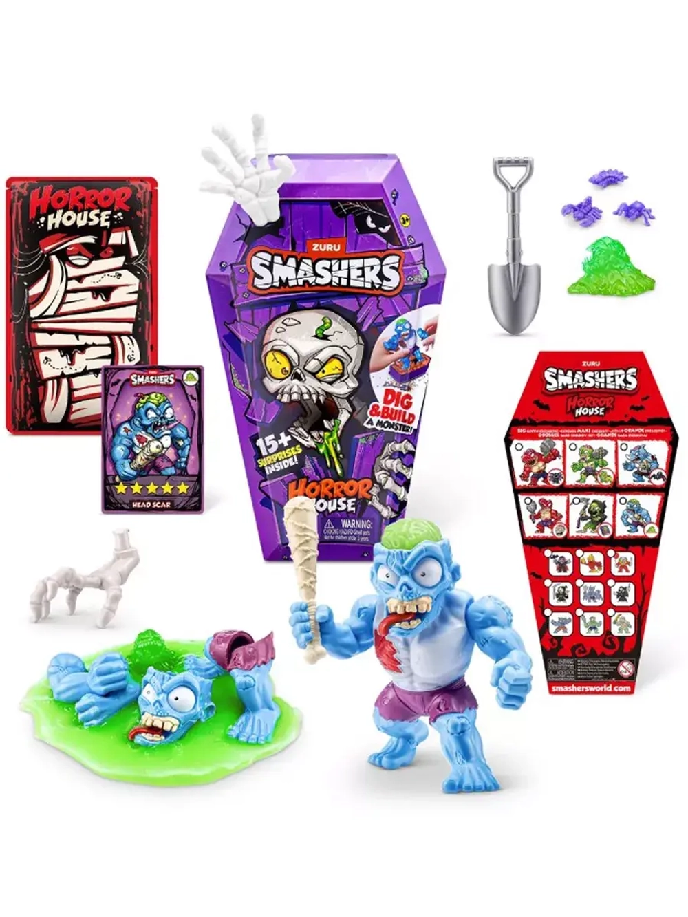 Игрушка сюрприз Zuru Smashers Horror House гроб белый 74125