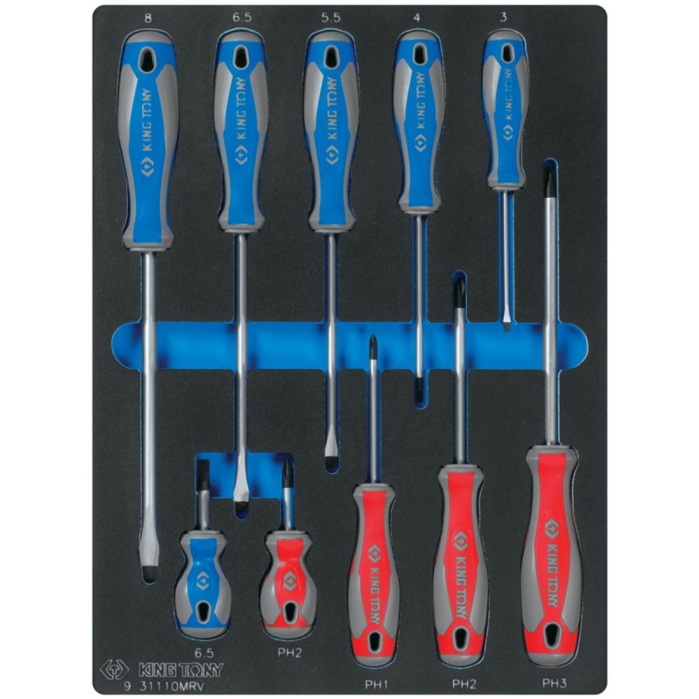 KING TONY (934-188MRV) Набор инструментов "FOCUS" в красной тележке, 188 предметов