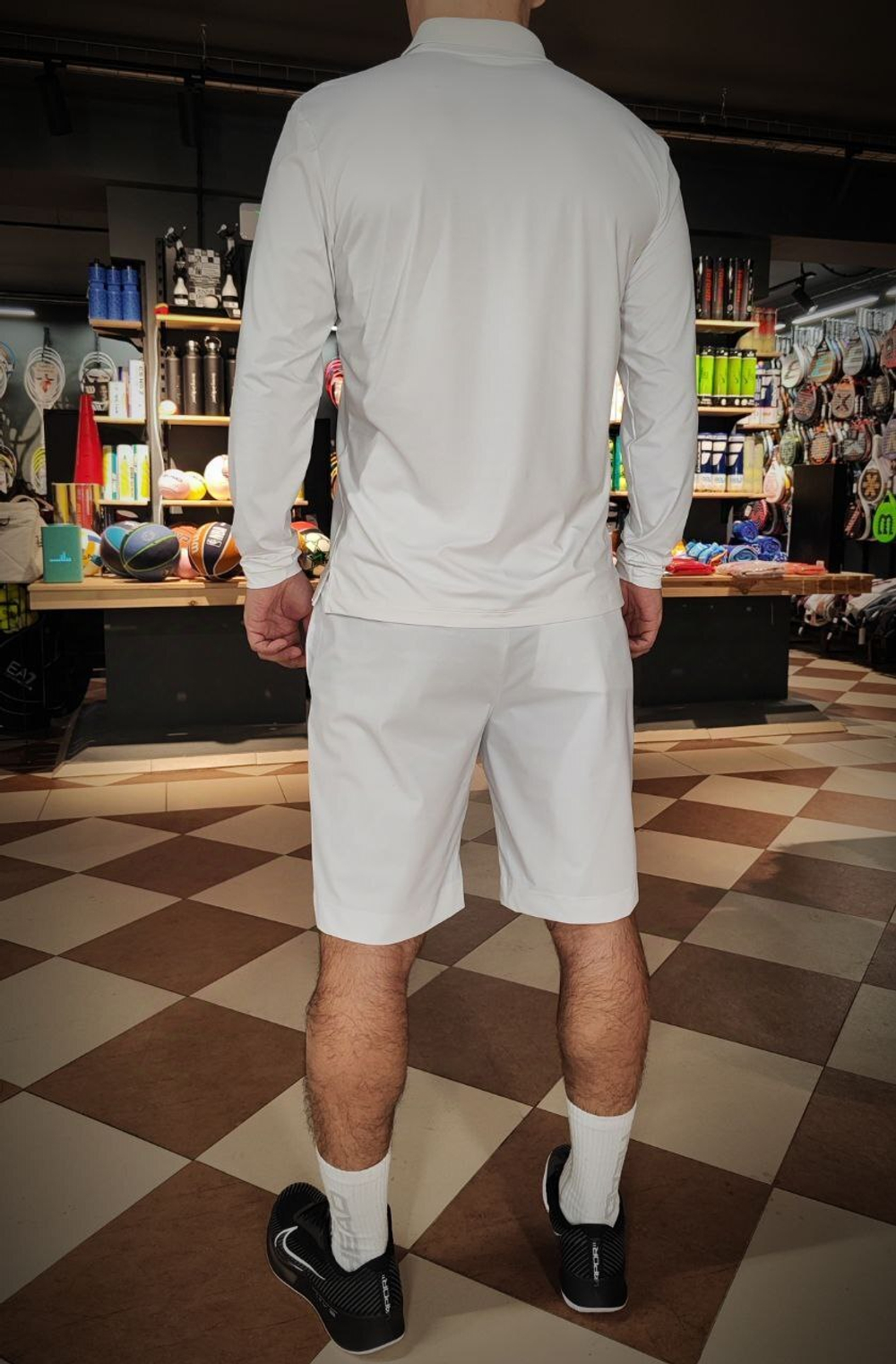 Мужское поло Hydrogen BASIC TECH POLO LS (GI0000-001)
