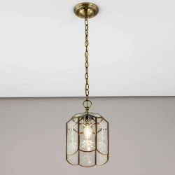 Citilux Витра-2 CL442210 Подвесной светильник витражный Бронза