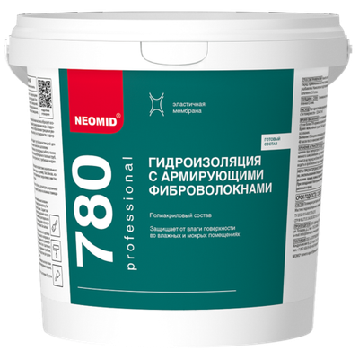 Гидроизоляция с армирующими фиброволокнами NEOMID