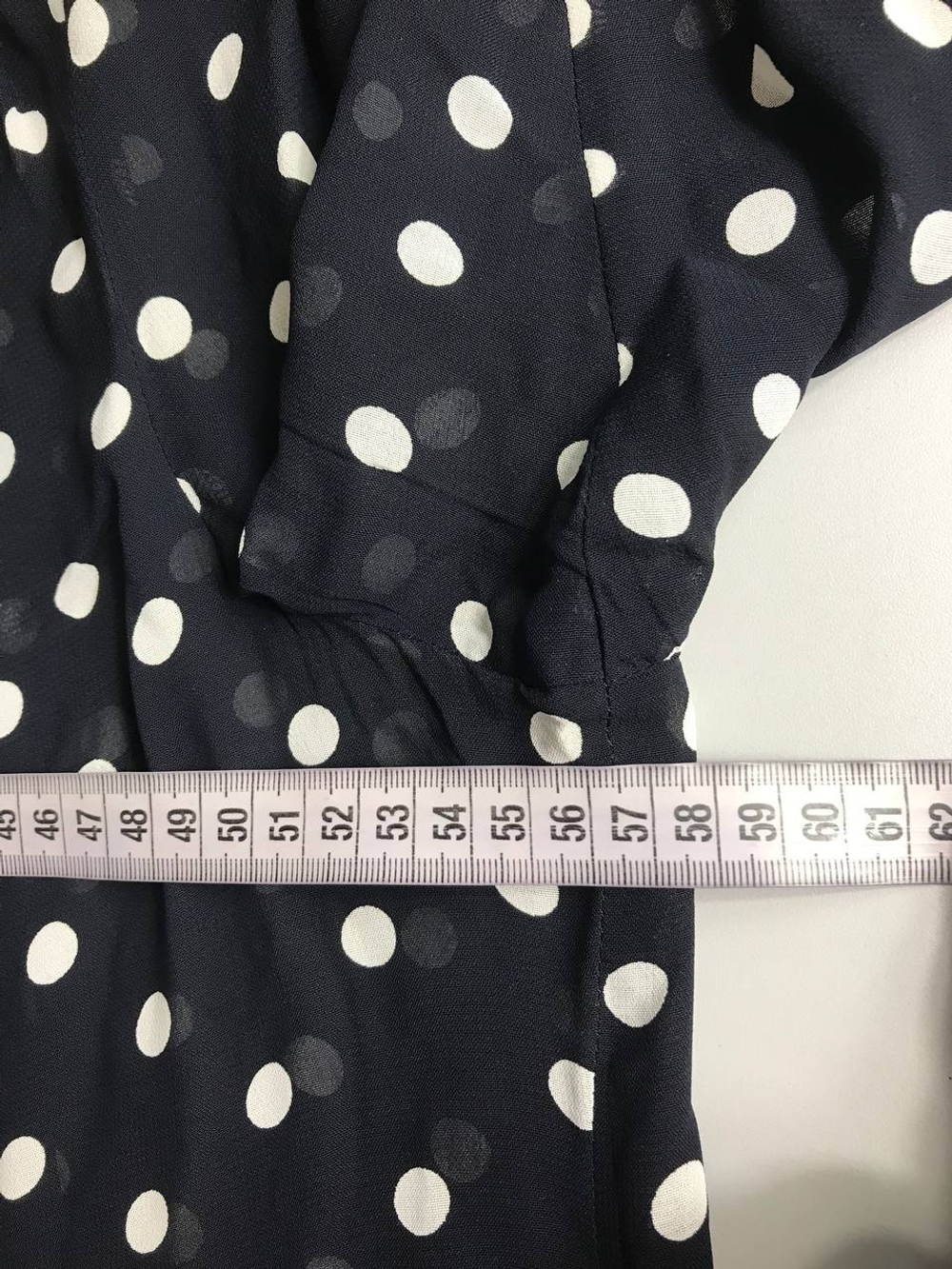 Блузка Catherina Hepfer в горошек, маркировка 48, визуально на 54 размер