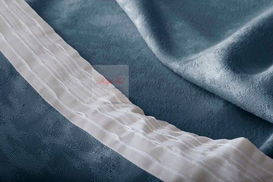 Длинные шторы Луи (Indigo), Шторы из стриженного бархата