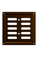 Решетка вентиляционная MER регулируемая 150x154 окраш.сталь Metallic brown ERA