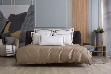 Наволочки 2шт 50х70 German Grass Alpine Caramel Beige Allure с широким кантом