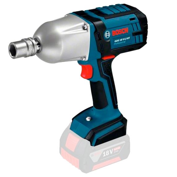 Аккумуляторный гайковерт Bosch GDS 18 V-LI HT ударный (без акк, без з/у)