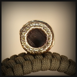 Бусина - вставка для браслета "Карпы Кои" , латунь