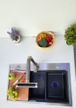 Многофункциональная кухонная мойка из нержавеющей стали BZ9949HS цвета Черный