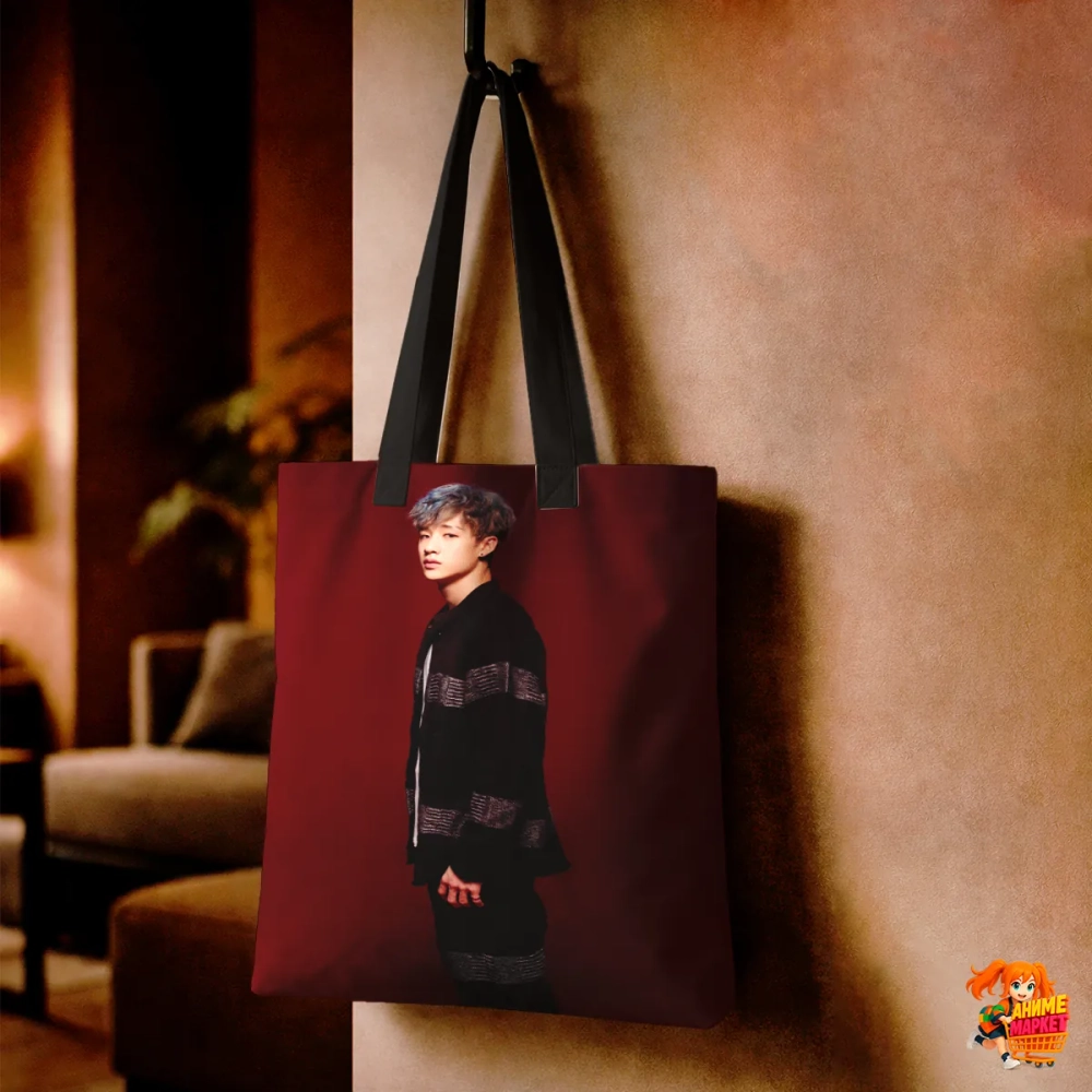 Сумка шоппер с принтом Stray Kids