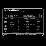 FoxWeld SAGGIO MMA 250 SYN сварочный аппарат 9404