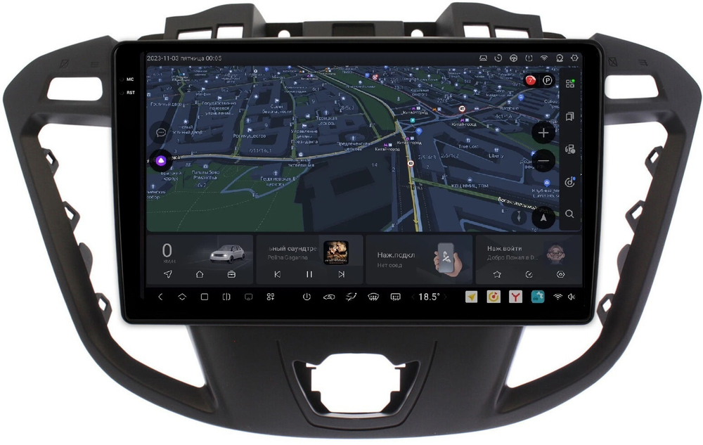 Магнитола для Ford Transit Custom 2012+ - Carmedia OL-9288 QLed+2K, Android 13, UIS7870 (DUDU7), CarPlay, SIM-слот