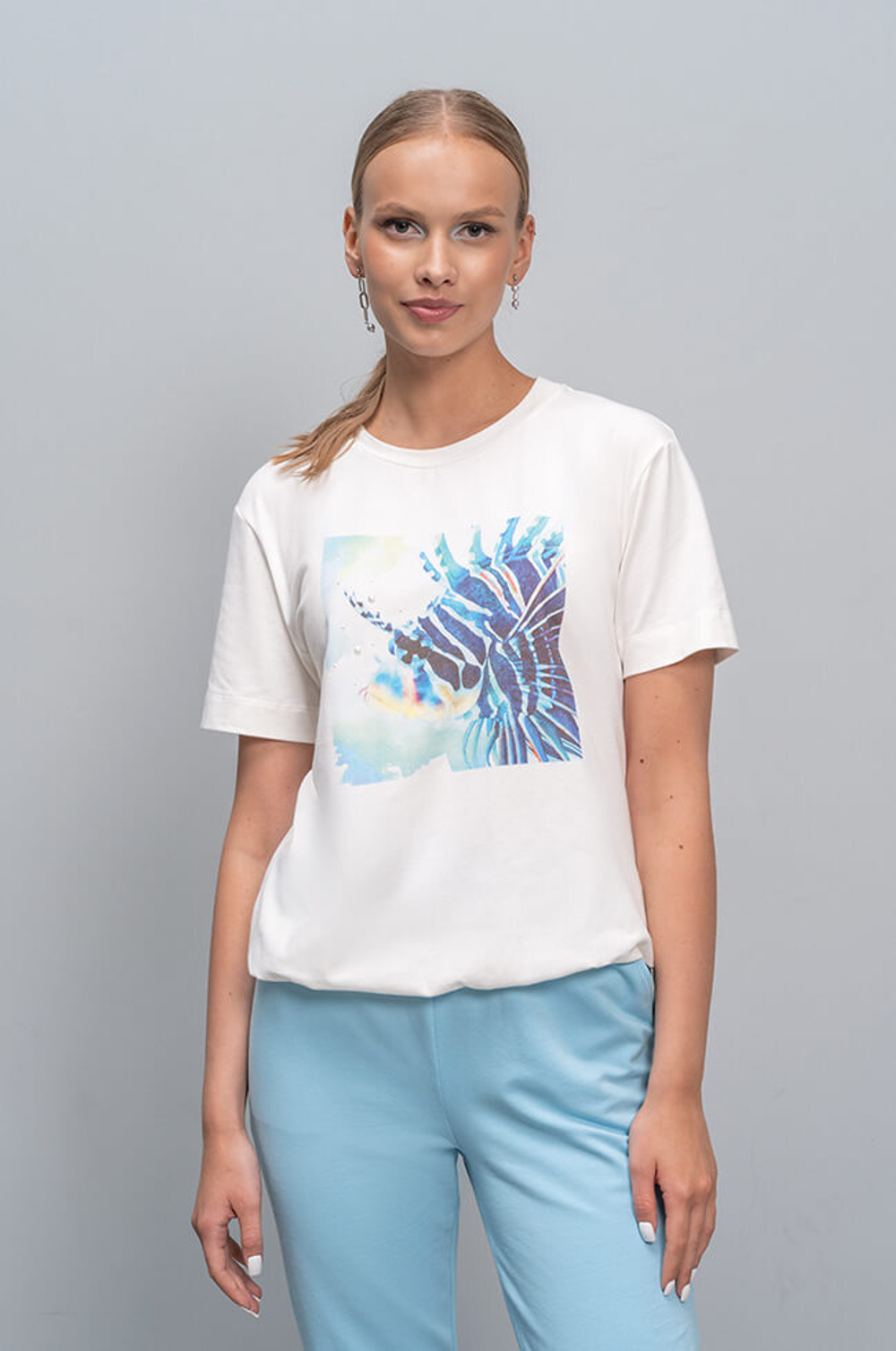 22699 Джемпер женский (молочный)