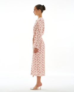 Платье Duchesse (Дюшес) в розовые цветочки