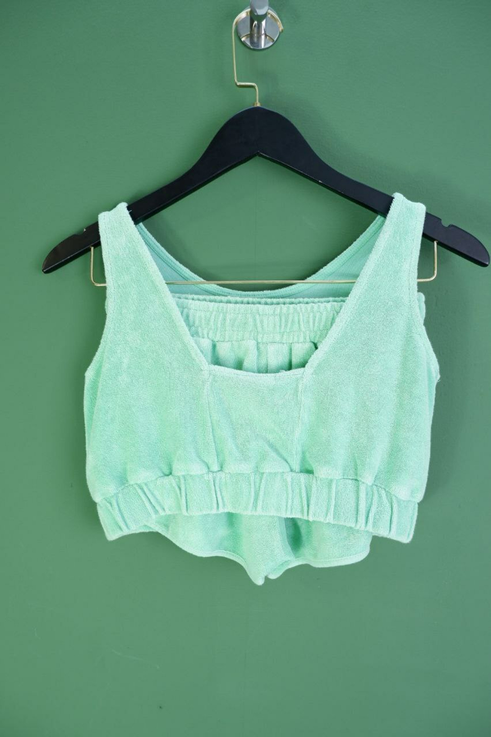 Костюм Zara с хлопком топ и шорты модный на 11-12 лет