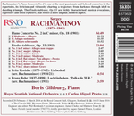Boris Giltburg, Royal Scottish National Orchestra, Carlos Miguel Prieto / Rachmaninov: Piano Concerto No. 2, Etudes-Tableaux, Op. 33 (CD)