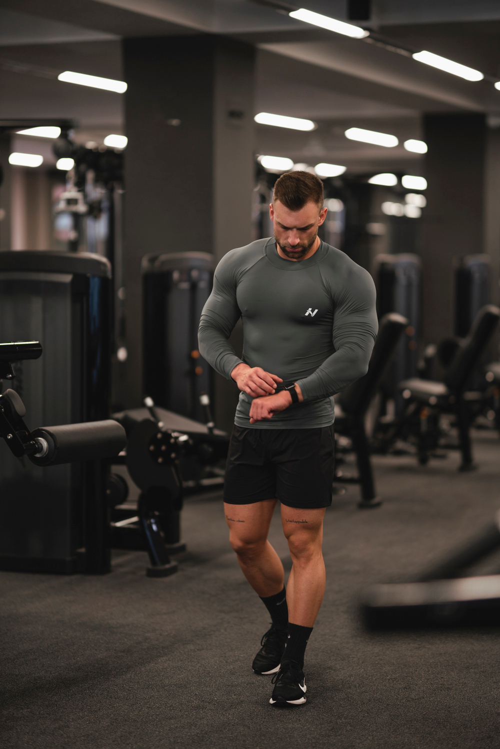 Лонгслив FUNCTIONAL T-SHIRT WITH LONG SLEEVES "ACTIVE" 328 Серый