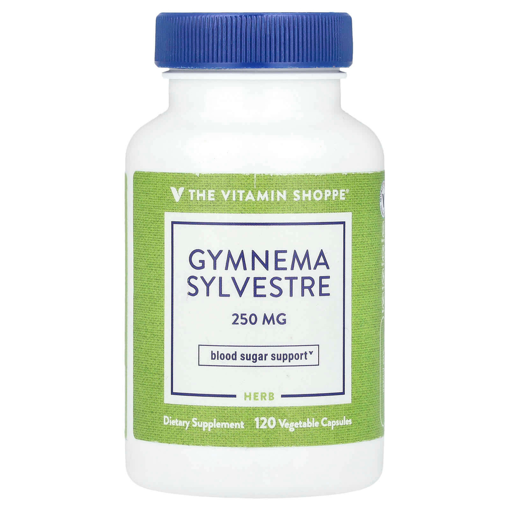 The Vitamin Shoppe, Gymnema Slyvestre, 250 мг, 120 растительных капсул