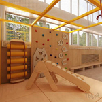 Книги и… Многофункциональный спортзал с сенсорной интеграцией «Профи» 🌱 Потому что расти — значит не только читать, но и чувствовать землю под ногами