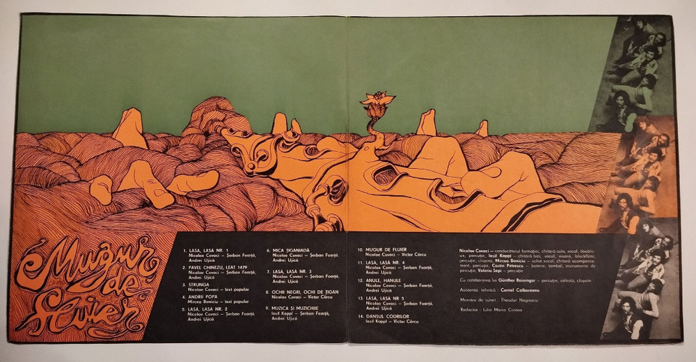 Винтажная виниловая пластинка LP Phoenix Mugur De Fluier (Румыния 1974)
