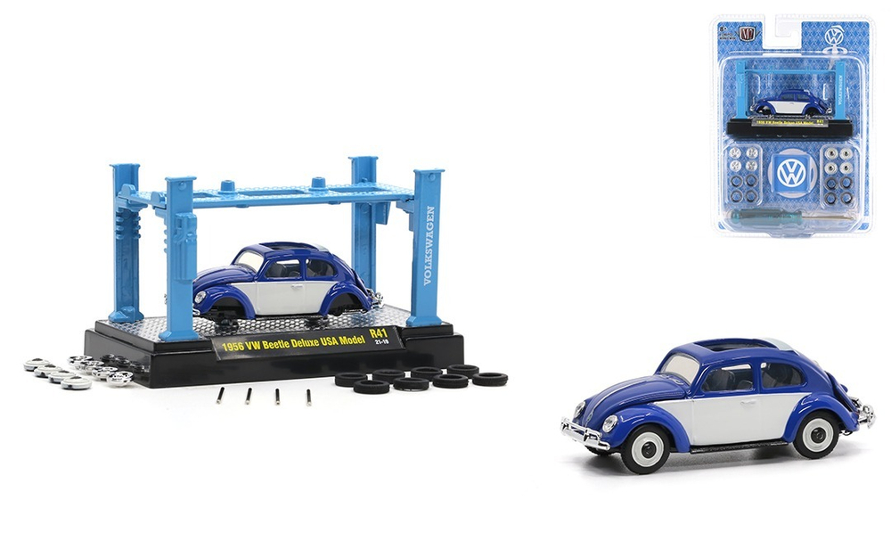 M2 Machines | Model-Kit | Release 41 | 1956 VW Beetle Deluxe USA Model (2022)