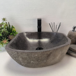 Раковина из речного камня RS-63393 (48*43*15) 0123