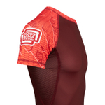 Рашгард Green Hill Союз ММА России RGR MMU-034 красный