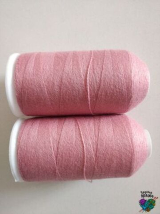 Пудровый розовый, арт. 3, Кашемир 100% в бобинах
