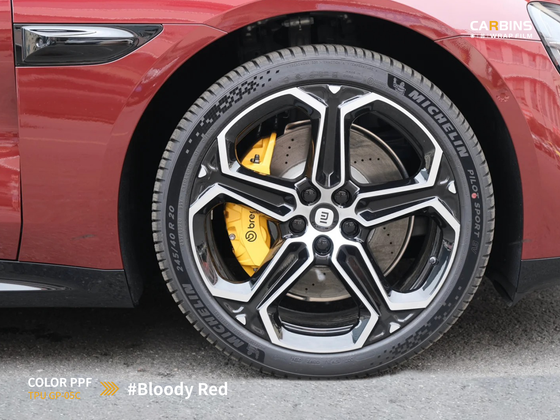 Carbins Color PPF Bloody Red GP05C красная бордовая цветная полиуретановая защитная антигравийная пленка