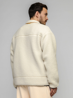 Куртка "барашек" плюшевая, унисекс, цвет "Молочные берега"