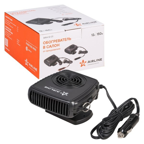 Тепловентилятор (обогрев) 12В/150Вт (AIRLINE)