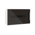 Щит распределительный 18 мод встраиваемый FRAME, белый, с тониров. дверцей, с 2 шинами PEN DKC