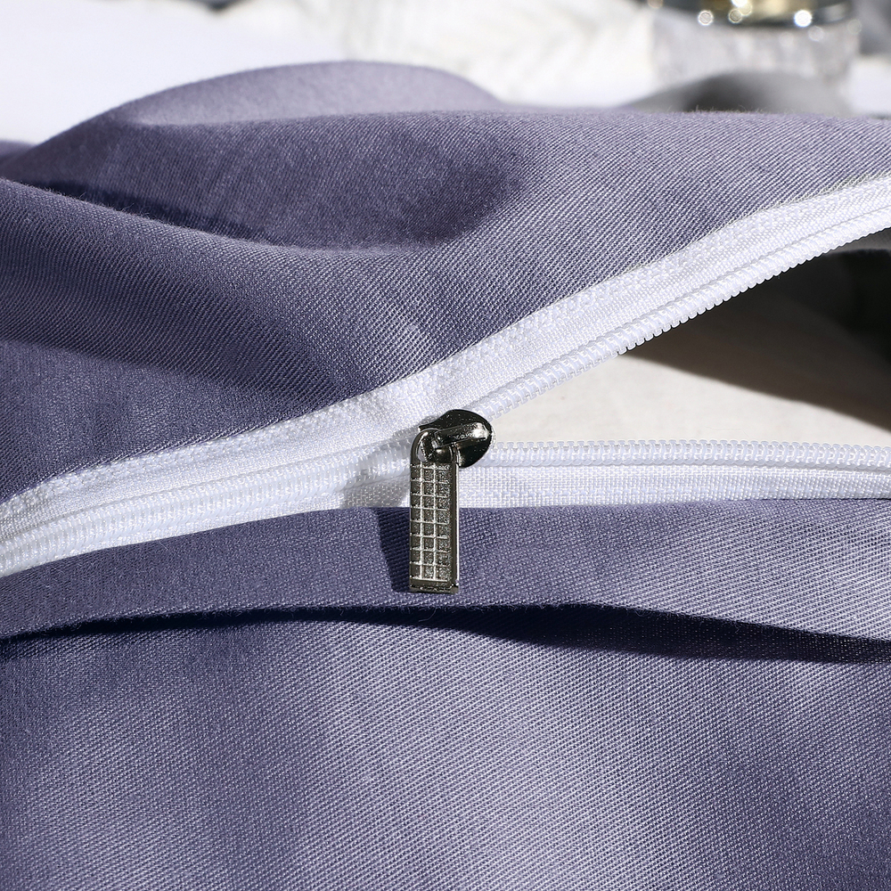 Комплект постельного белья Однотонный Сатин Элитный на резинке OCER020