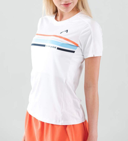 Женская теннисная футболка Head Padel Tech T-Shirt - White