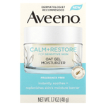 Aveeno, Calm + Restore, увлажняющий гель-крем с овсом, без отдушек, 48 г (1,7 унции)