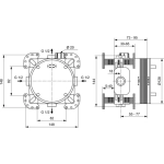 Встраиваемый универсальный комплект EASY-BOX IDEAL STANDARD