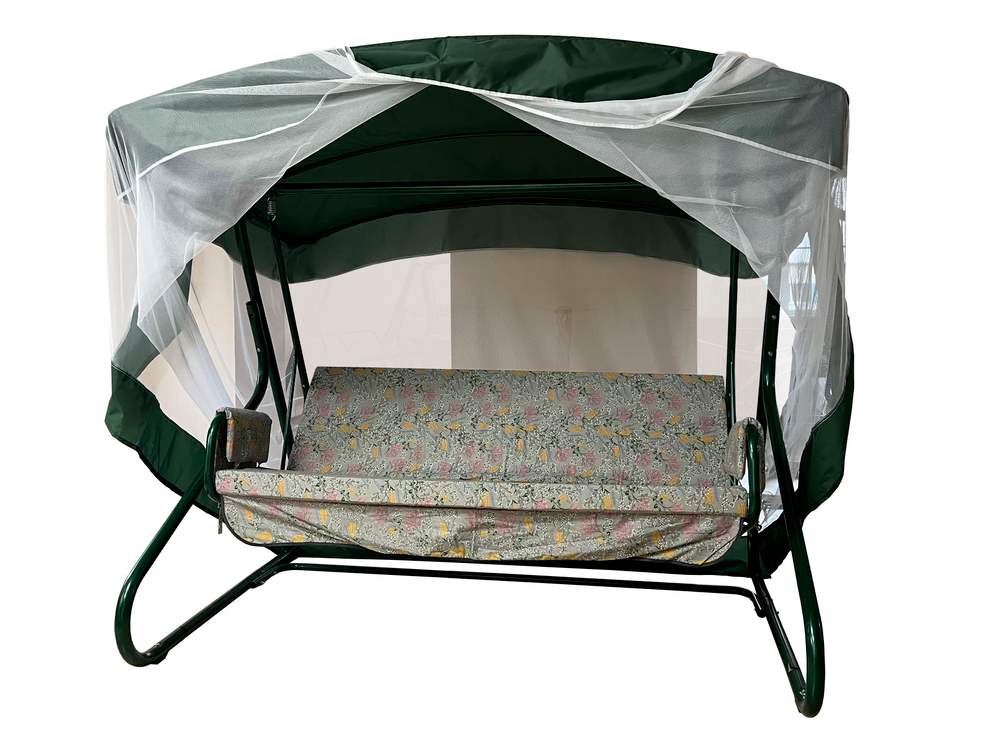 Качели садовые 3-х местные Грация с москитной сеткой арт.GS1444 "Garden story"