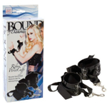 Наручники со стразами Bound by Diamonds (Цвет: черный)