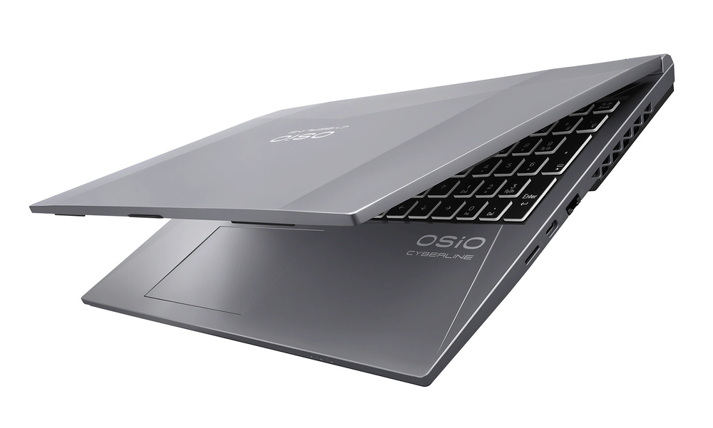 Ноутбук  OSIO CyberLine C150i-001 15.6 ", Core i5, 16 Гб RAM, 512 Гб SSD, GeForce RTX 3050, Серый