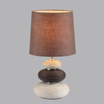 8126/1T COMFI LN26 510 коричневый/бежевый/белый, керамика/текстиль Настольная лампа Е14 1*40W 220V LATZA