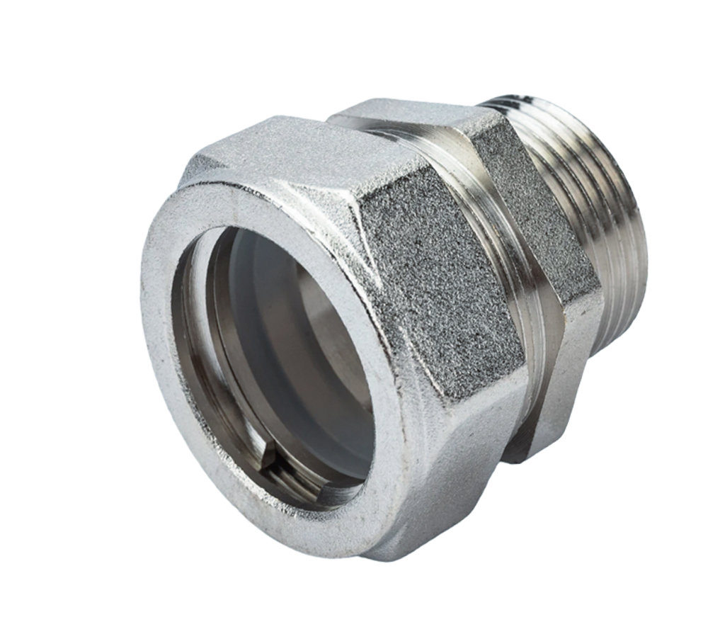 НИКЕЛЬ Муфта для гоф. трубы 20х1" нар. VER-PRO (80/2шт)