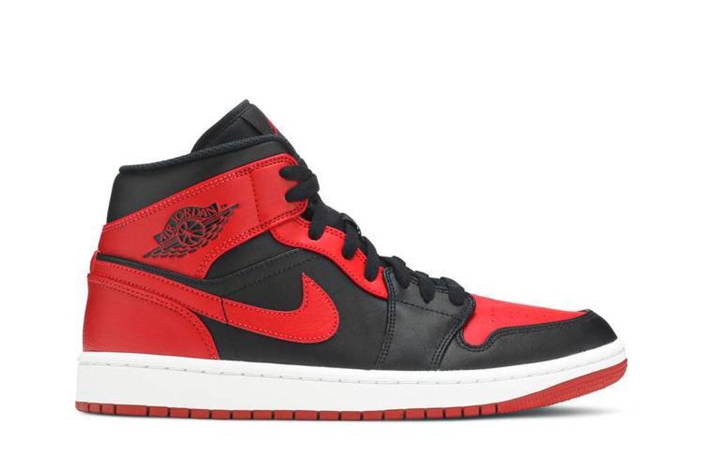 Кроссовки Jordan Air Jordan 1 Mid "Red And Black"