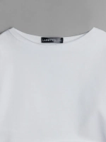 Лонгслив для девочки в школу ,белый