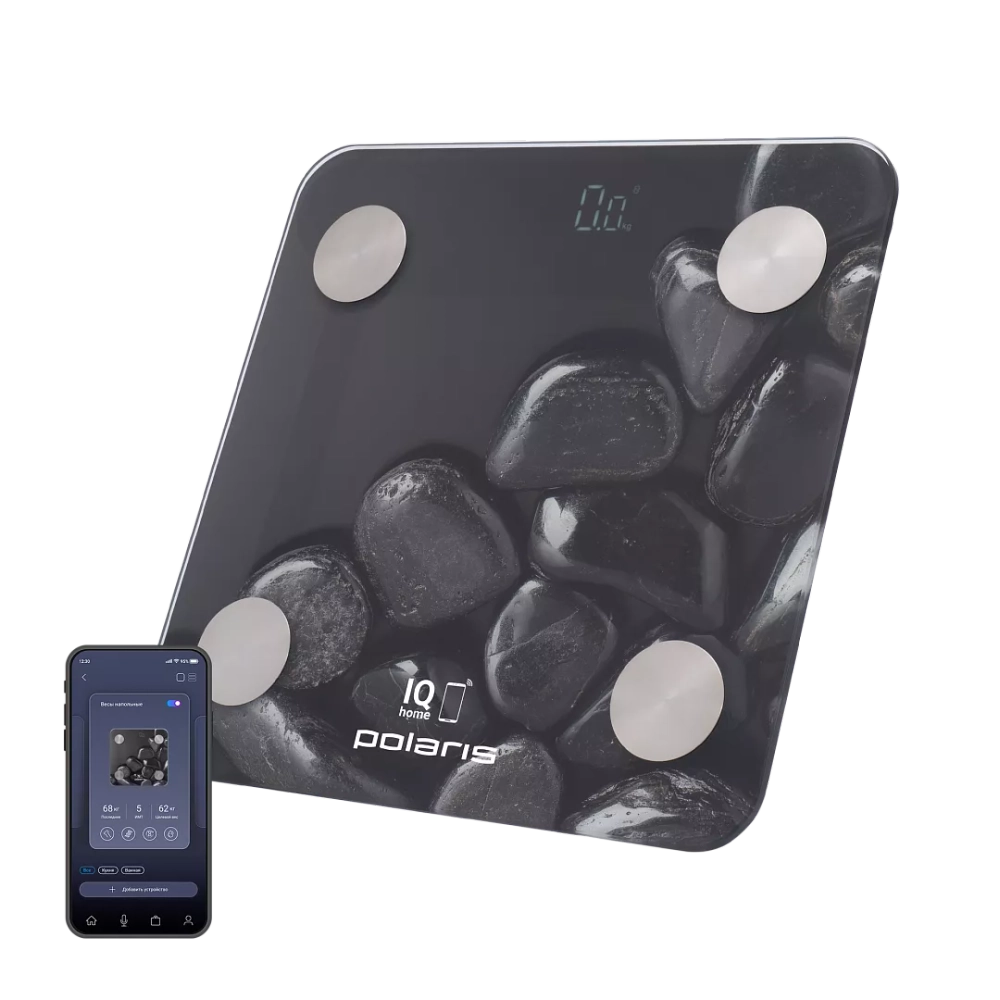 Весы напольные POLARIS PWS 1837 IQ Home Черный