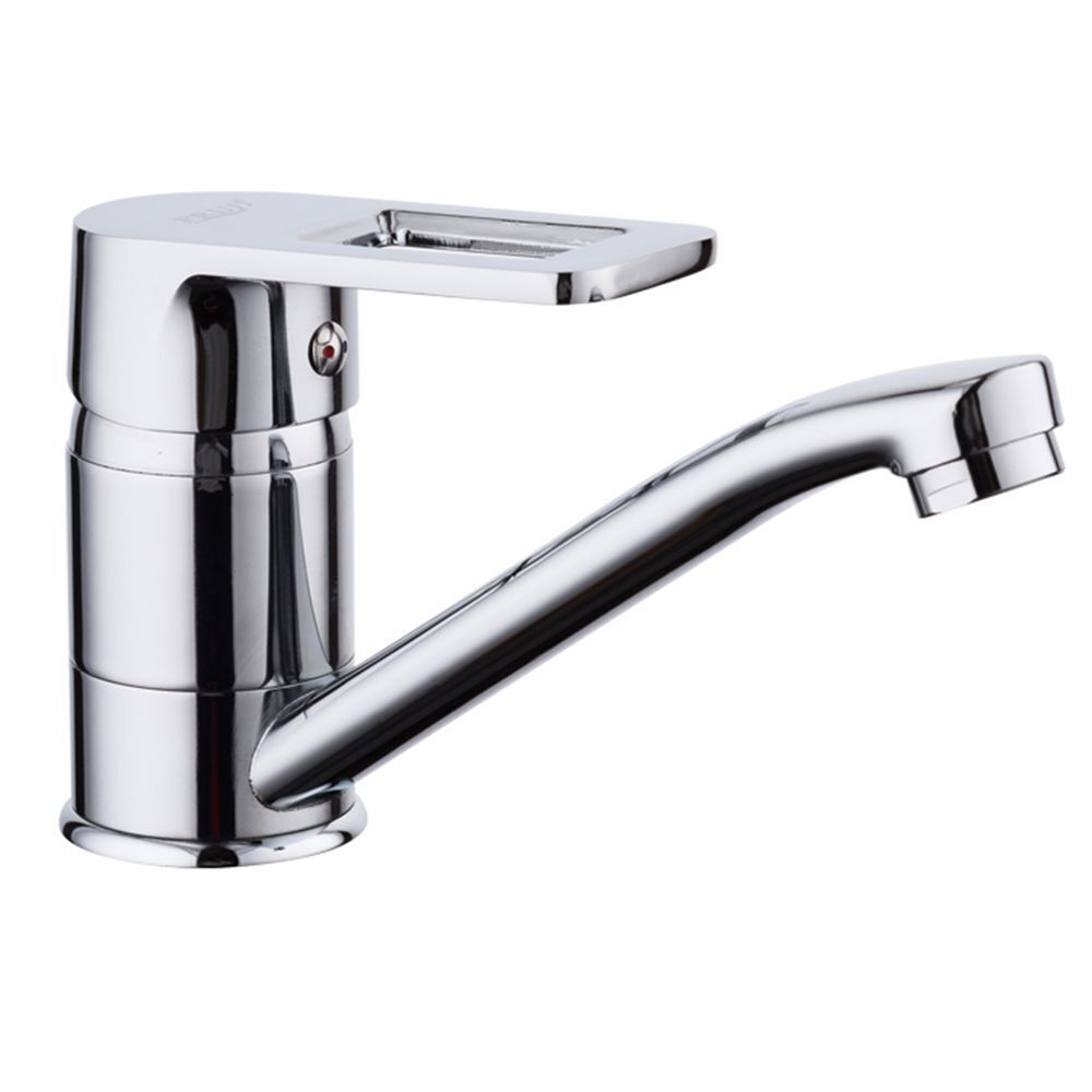 Смеситель для раковины, Frud, корот изл, с картриджем, хром, R45072