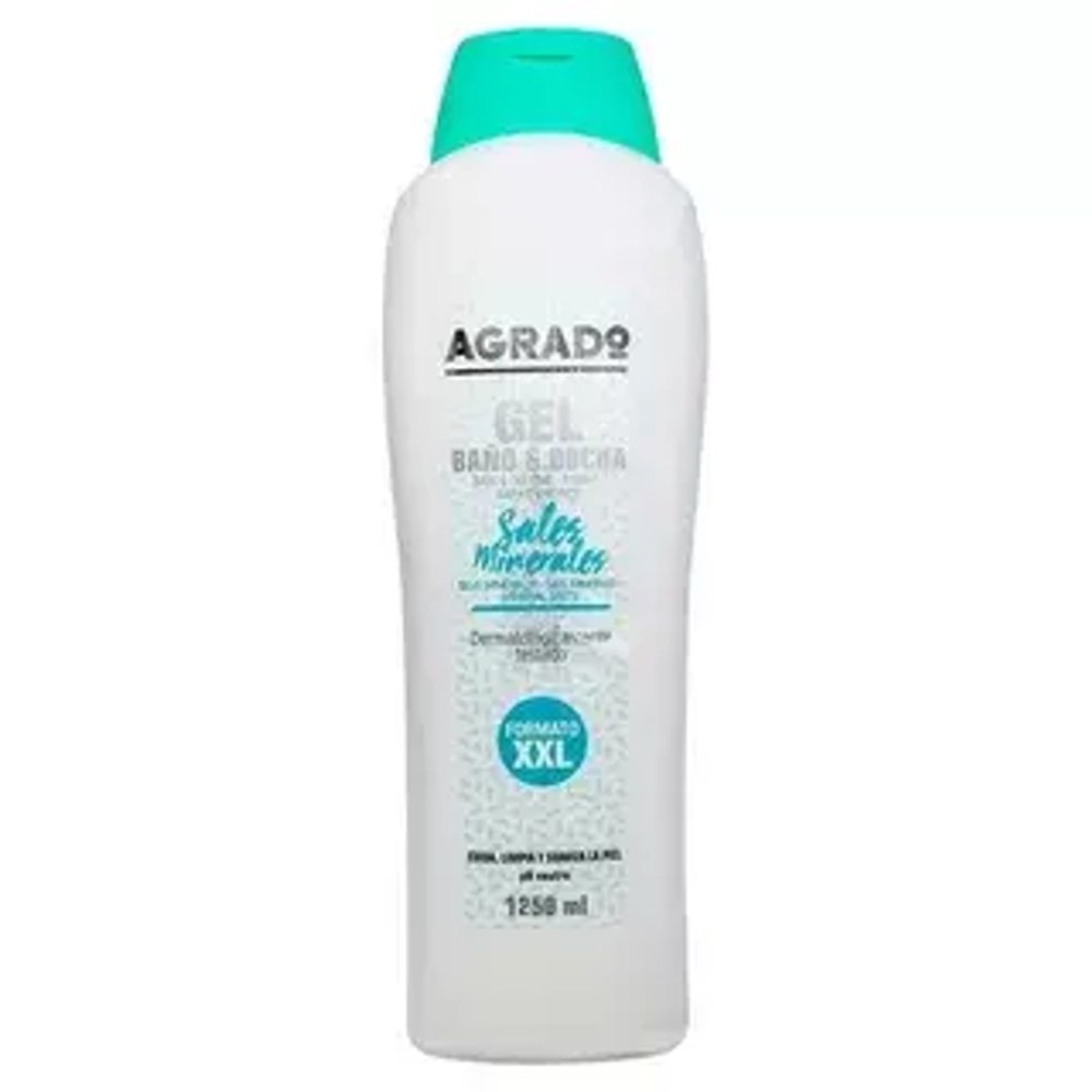 AGRADO 1250мл Гель д/ванн и душа SALES MARINAS/МОРСКАЯ СОЛЬ*10