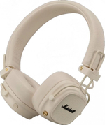 Наушники Marshall 5 Major Cream, беспроводные, накладные, мягкие амбушюры
