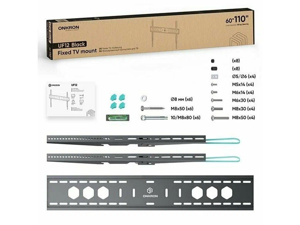 Фиксированный кронштейн Onkron UF12 чёрный