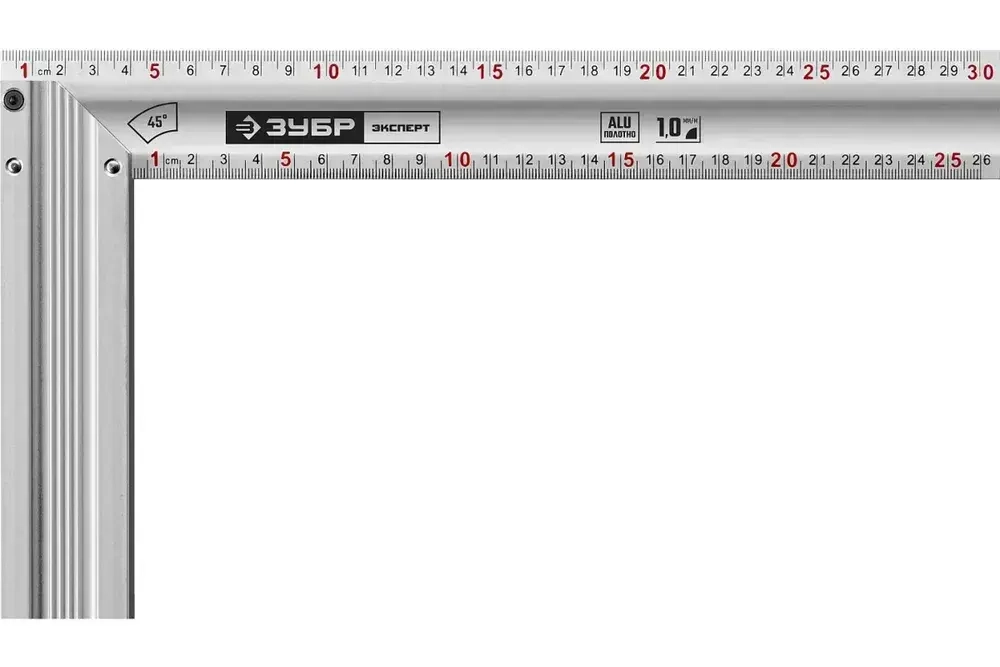 Жесткий столярный угольник ЗУБР 300 мм 34392-30