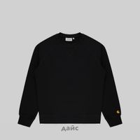  Толстовка мужская Carhartt WIP Chase Sweatshirt артикул:I033660_black - купить в магазине Дайс