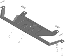 Защита РК. 2 мм, Сталь. для KGM Rexton 2023-н.в., Motodor.72807